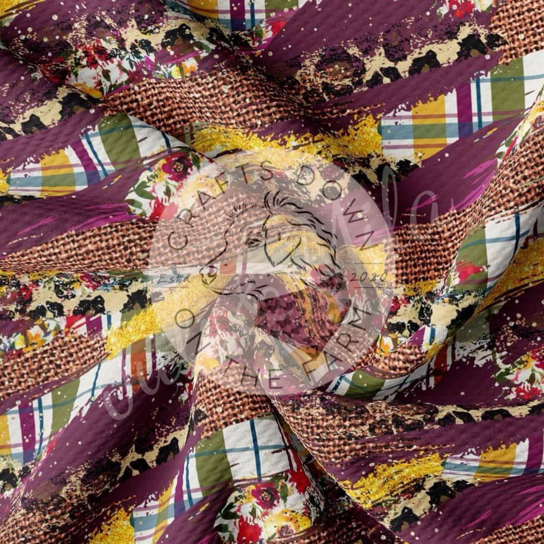 Fall glitter leopard