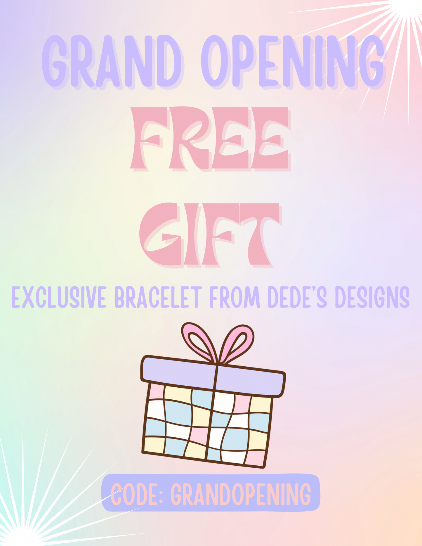 GRAND OPENING FREE GIFT