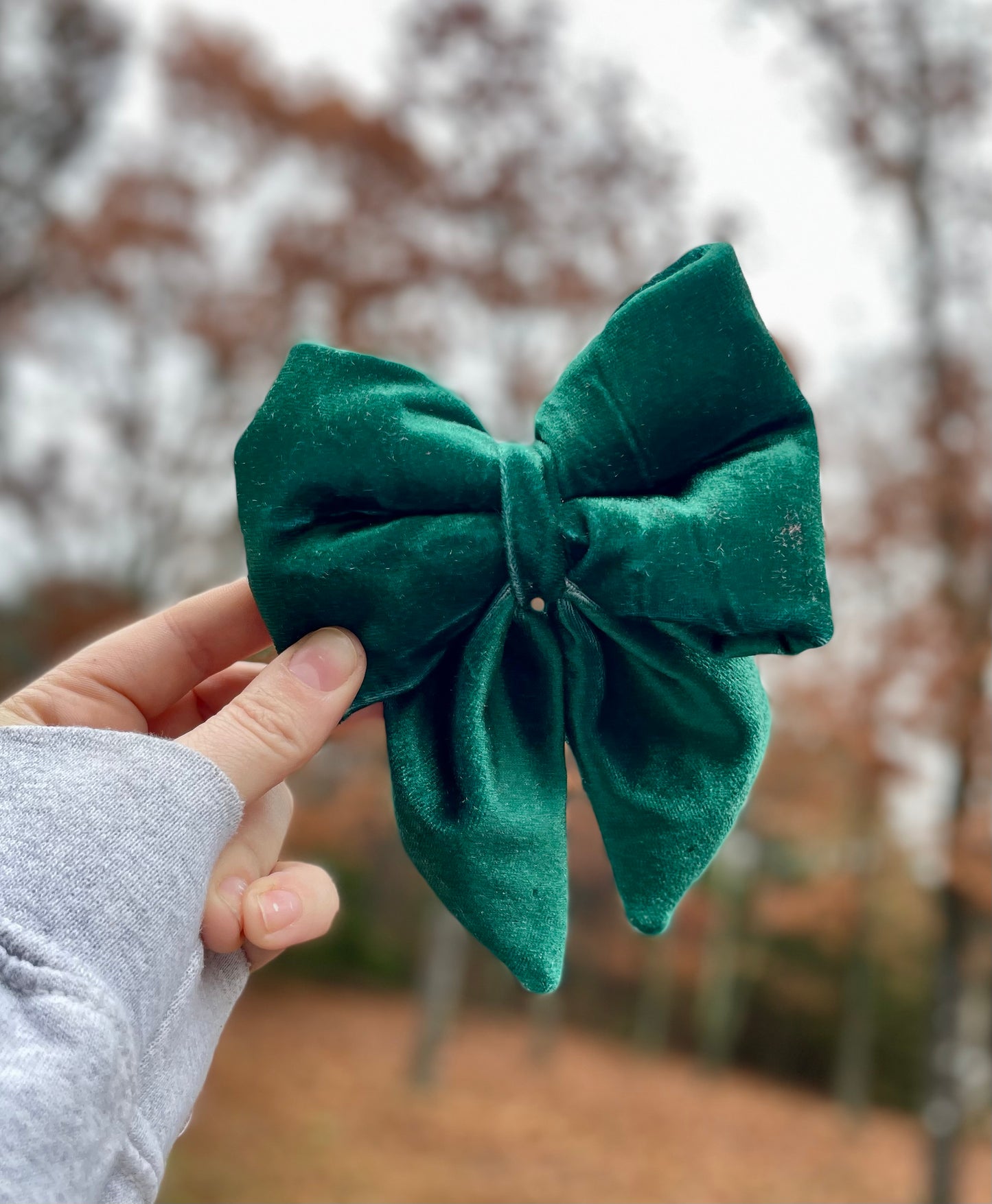 Velvet Christmas Bow