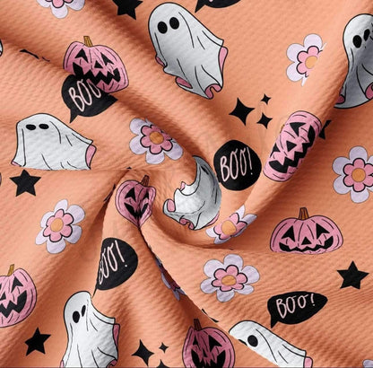Peachy Ghosts Boo