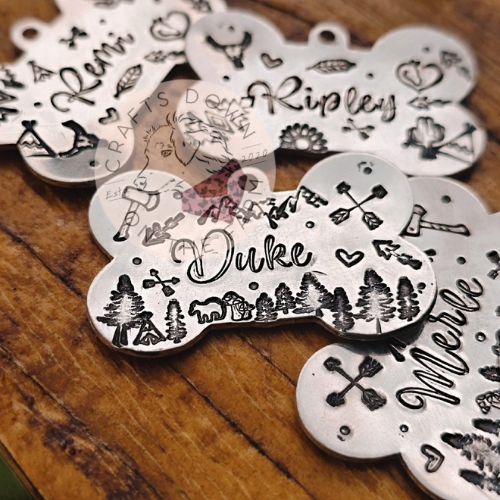 Stamped Dog Tags