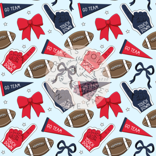 Red & Blue Football