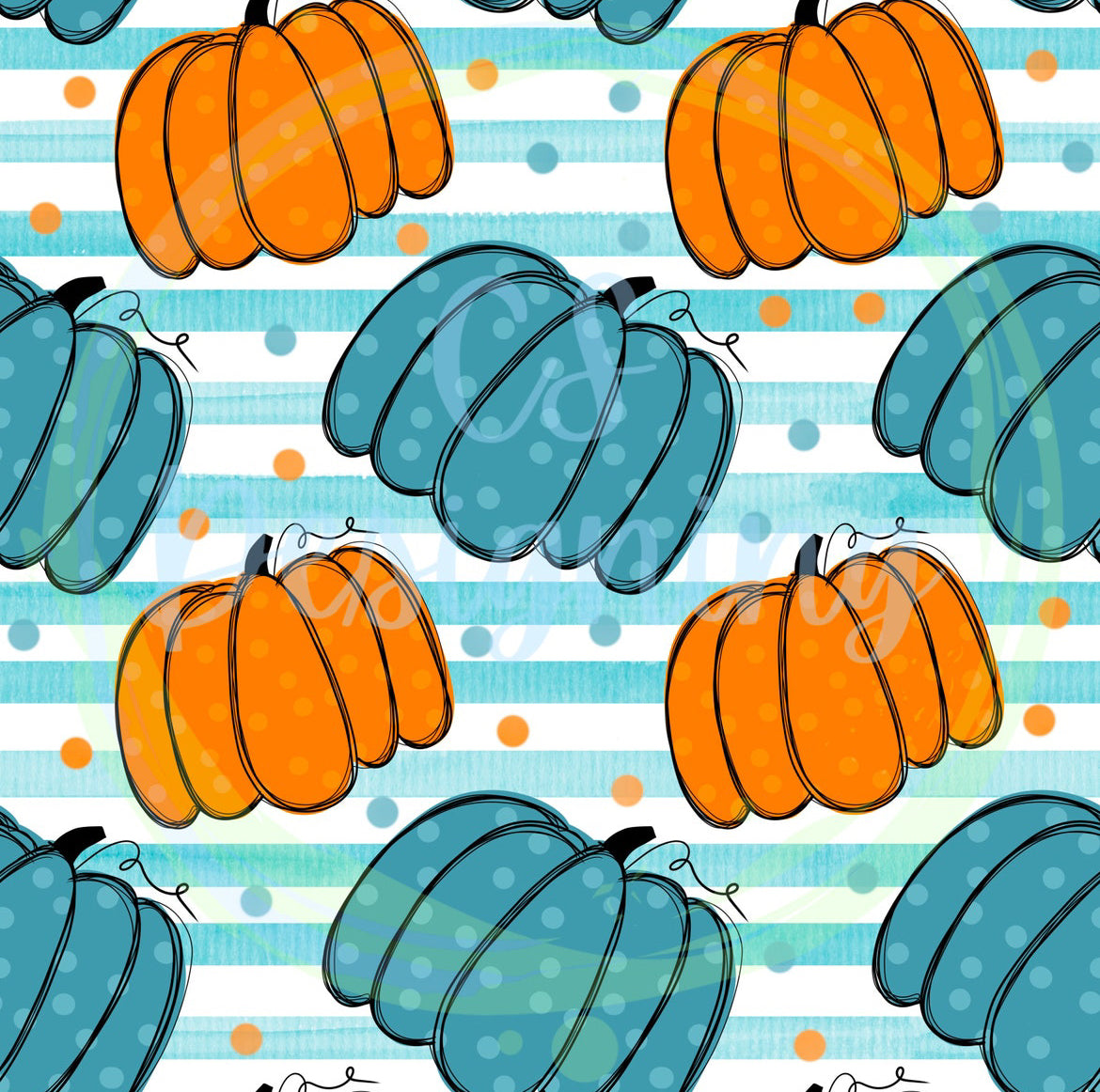 Neon Pumpkins