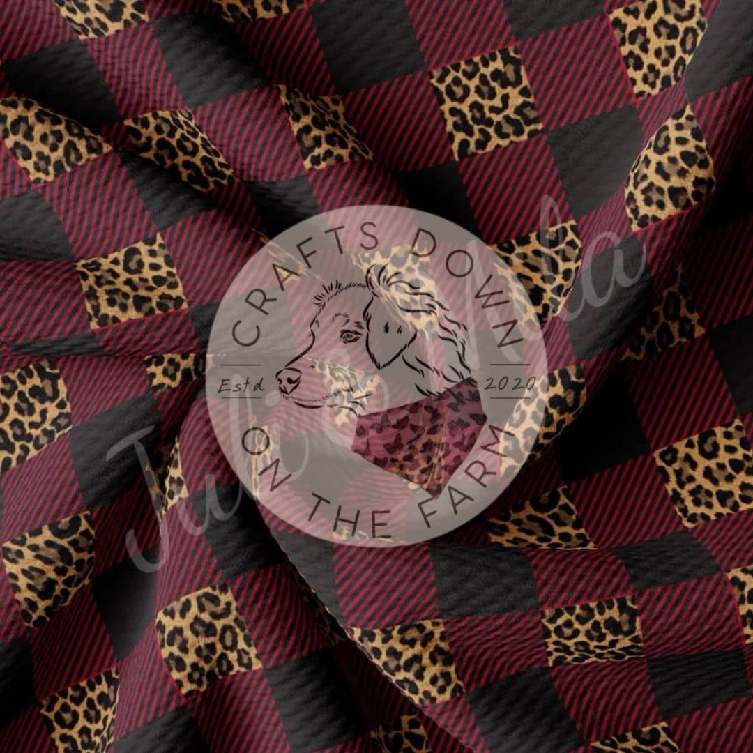 Fall checkered leopard