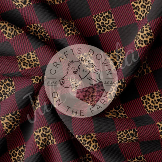 Fall checkered leopard