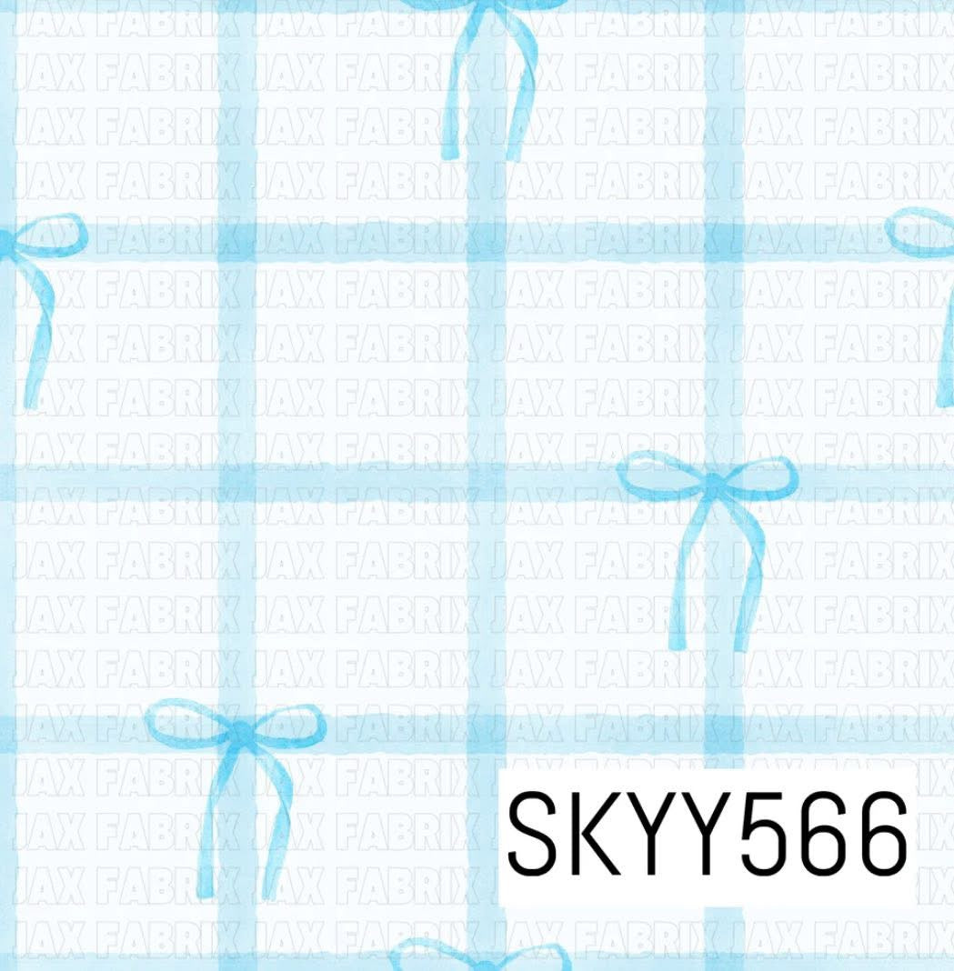 Simple Blue Bows