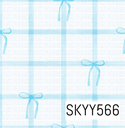 Simple Blue Bows