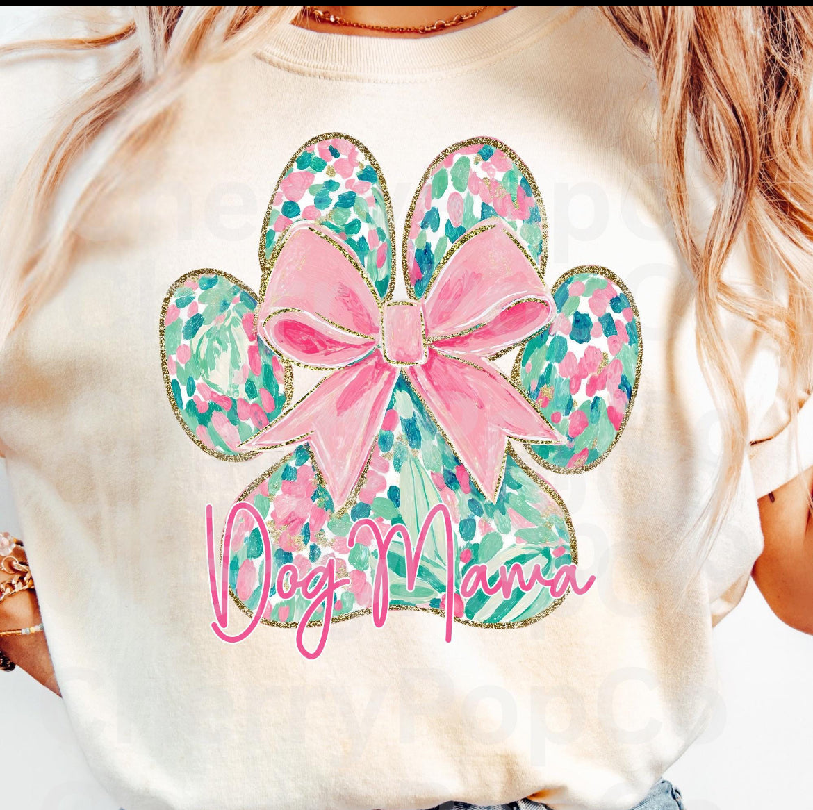 Dog Mom Paw Tee
