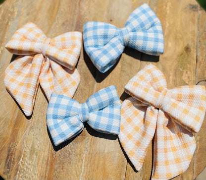 Gingham Bows & Bow Ties