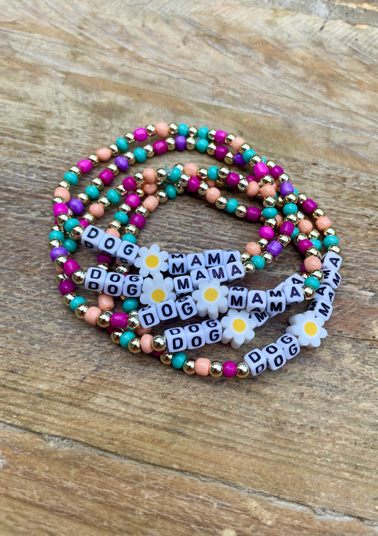 Retro Dog Mom Bracelet