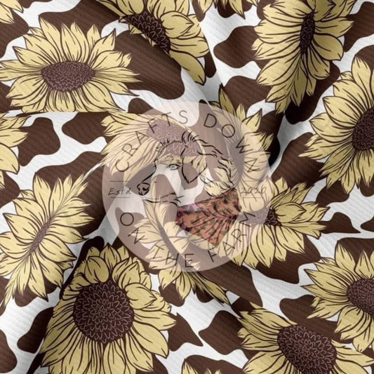 Cow print sunflowers