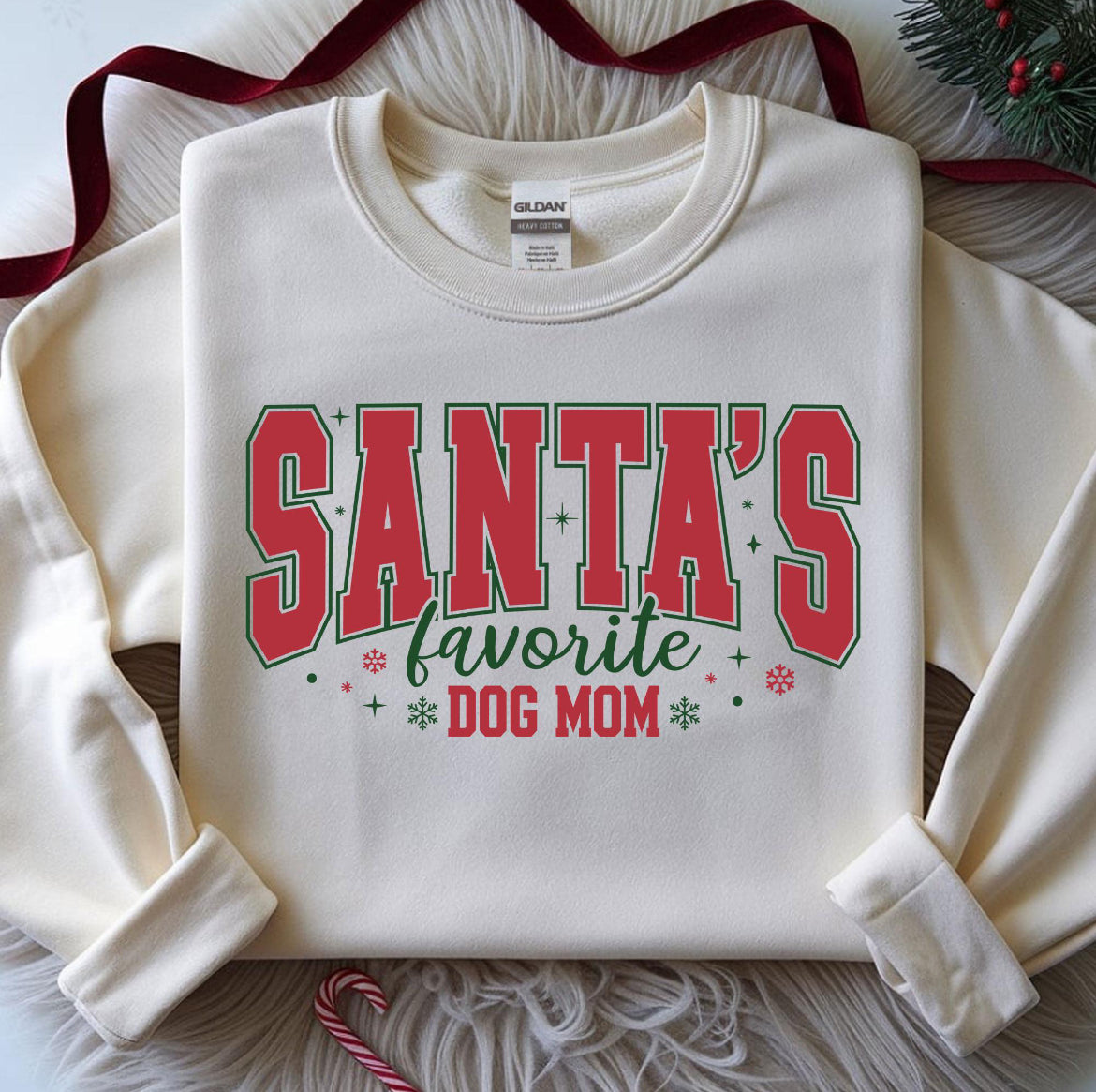 Preppy Christmas Dog