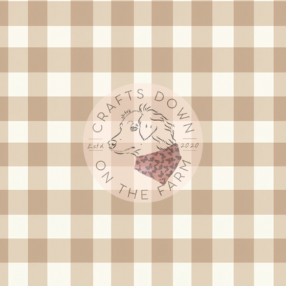 Beige Gingham