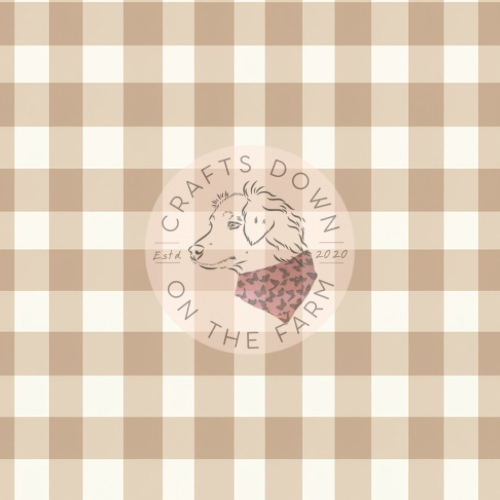 Beige Gingham