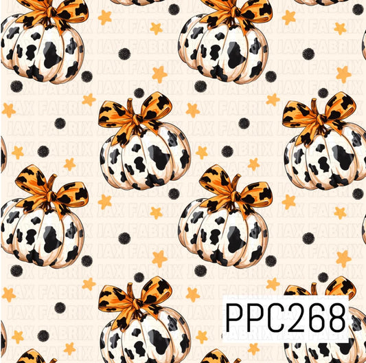 Cow Print Pumpkins