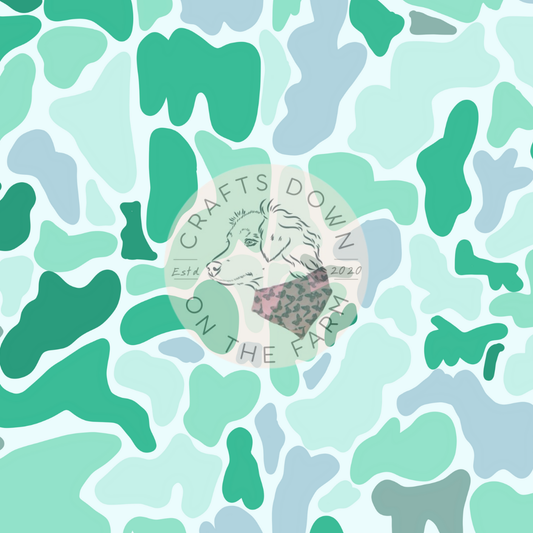 Turquoise Camo