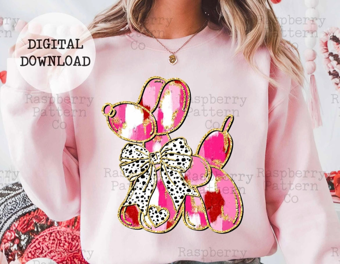 Balloon Dog Valentine Tee